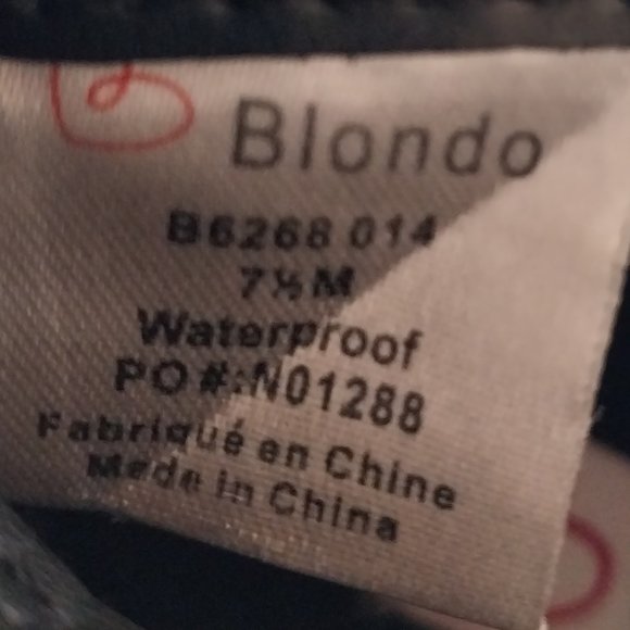 Blondo Norma Black Suede Waterproof Block Heel Ankle Bootie w/Side Zip Closure - Picture 6 of 11